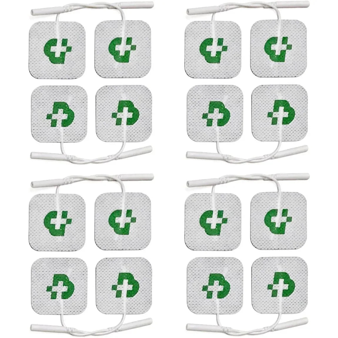 TESMED 16-Pack Self-Adhesive Electrode Pads for TENS EMS 2mm Plug Connection - Gomix Brands Outlet